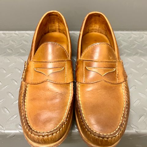 Rancourt & Co. Eastport Penny Loafer in Horween Tan Bulldog