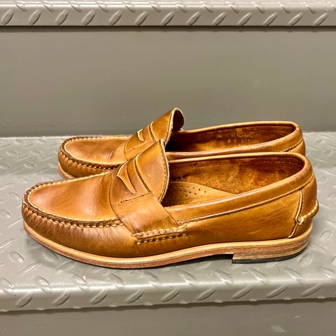 Rancourt & Co. Eastport Penny Loafer in Horween Tan Bulldog