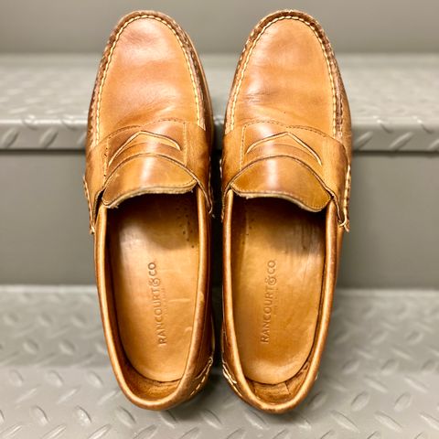 Rancourt & Co. Eastport Penny Loafer in Horween Tan Bulldog