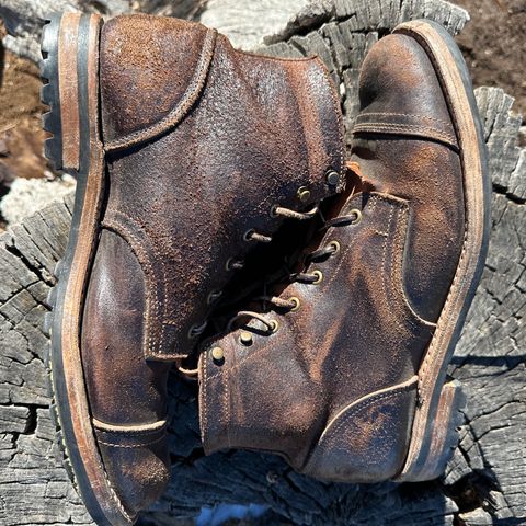 View photo of Truman Service Boot in Horween Java Waxed Flesh