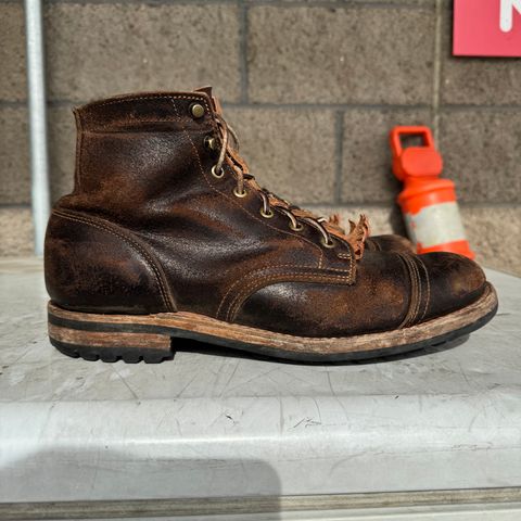 View photo of Truman Service Boot in Horween Java Waxed Flesh