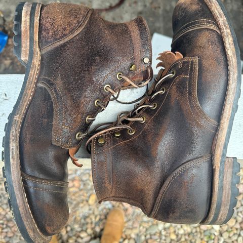 View photo of Truman Service Boot in Horween Java Waxed Flesh