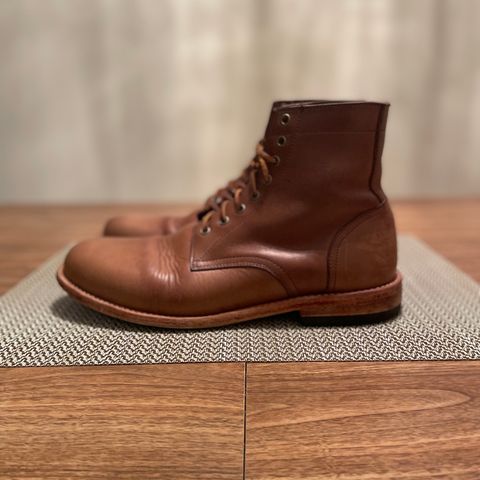 Oak Street Bootmakers Trench Boot in Horween Natural Chromexcel
