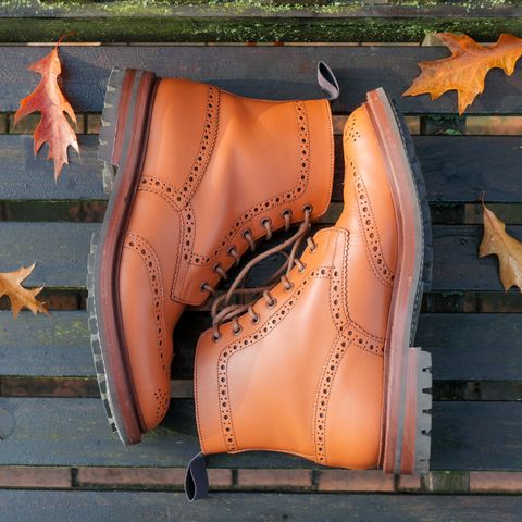 View photo of Tricker's Malton Country Boot in C-Shade Tan