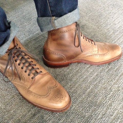 Search result thumbnail of Alden Wingtip Boot in Horween Natural Chromexcel