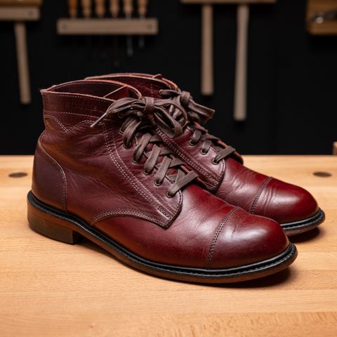 View photo of Wolverine 1000 Mile Krause in Horween Rust Dublin