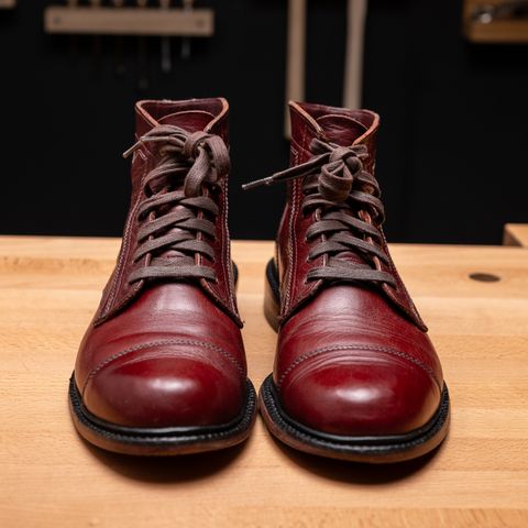 View photo of Wolverine 1000 Mile Krause in Horween Rust Dublin