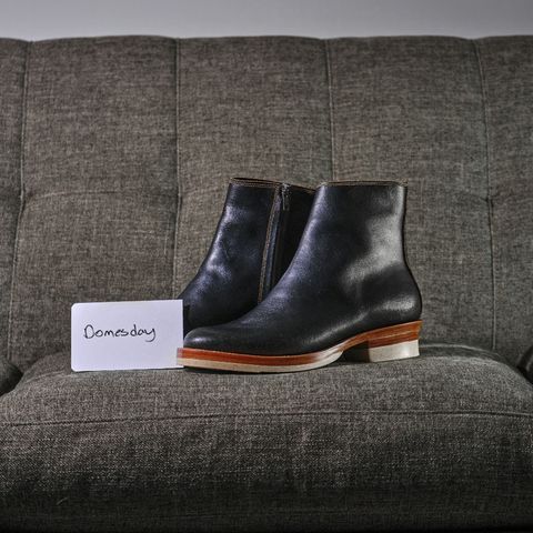 Fortis Antasena Sidezip in Horween Huntsman Black Waxed Flesh