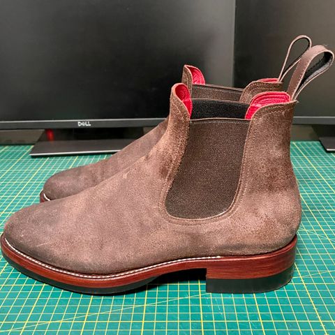 Benzein The Seventh Chelsea Boot in Indonesian Brown Waxed Flesh