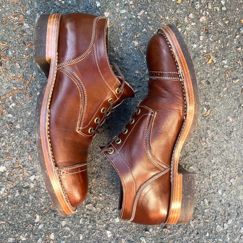 Onderhoud LVL01 Captoe Brogue in Wickett & Craig Medium Brown Traditional Harness