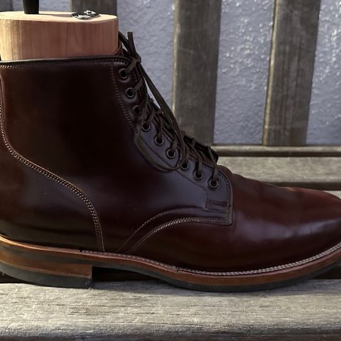 View photo of Viberg Service Boot in Horween Color 4 Shell Cordovan