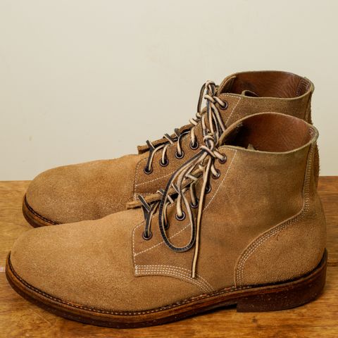 View photo of Oak Street Bootmakers Field Boot in Horween Marine Field Roughout