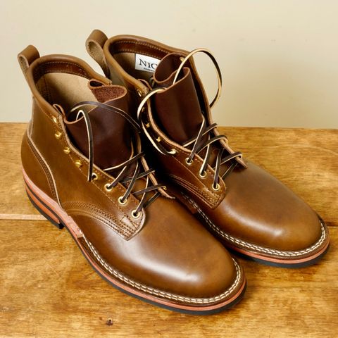 View photo of Nicks x Parkhurst V1 in Horween British Tan Chromexcel