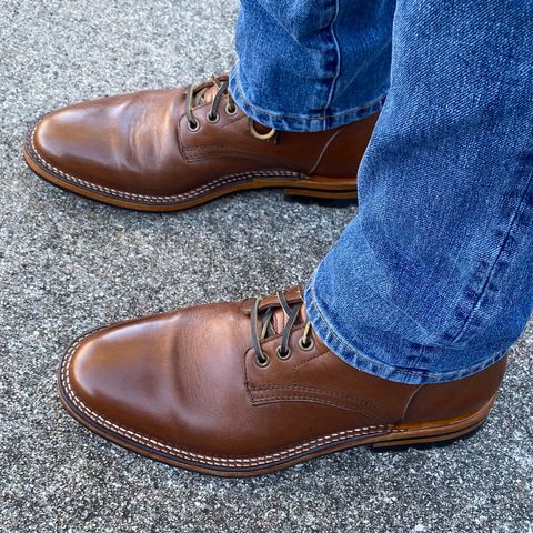 View photo of Parkhurst The Allen in Tempesti Cognac Veg tan