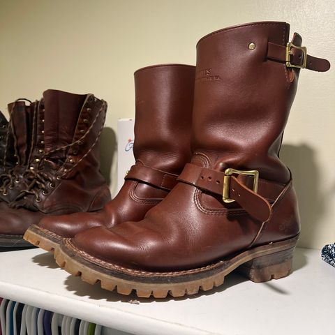 White's Nomad Engineer Boots in Seidel Red Dog Oil Tan