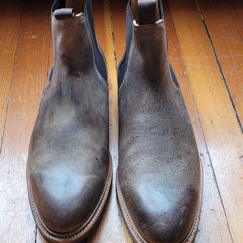 Meermin Chelsea Boot in C.F. Stead Gaucho Waxy Kudu