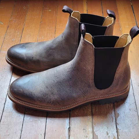 Meermin Chelsea Boot in C.F. Stead Gaucho Waxy Kudu