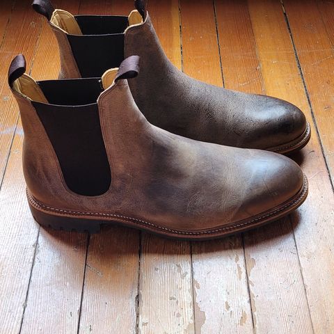 Meermin Chelsea Boot in C.F. Stead Gaucho Waxy Kudu