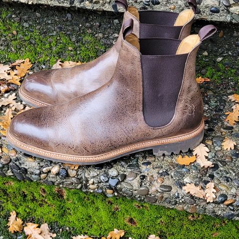 Meermin Chelsea Boot in C.F. Stead Gaucho Waxy Kudu