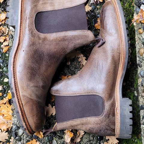 Meermin Chelsea Boot in C.F. Stead Gaucho Waxy Kudu