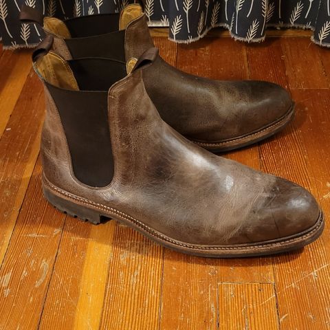 Meermin Chelsea Boot in C.F. Stead Gaucho Waxy Kudu