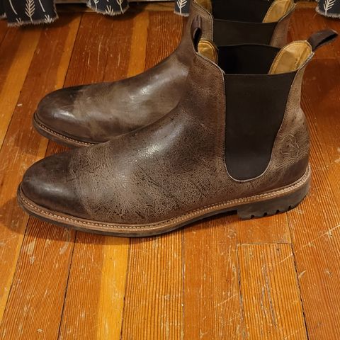 Meermin Chelsea Boot in C.F. Stead Gaucho Waxy Kudu
