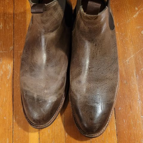 Meermin Chelsea Boot in C.F. Stead Gaucho Waxy Kudu