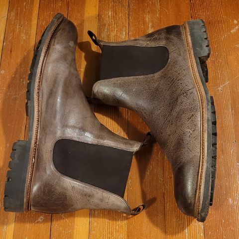 Meermin Chelsea Boot in C.F. Stead Gaucho Waxy Kudu