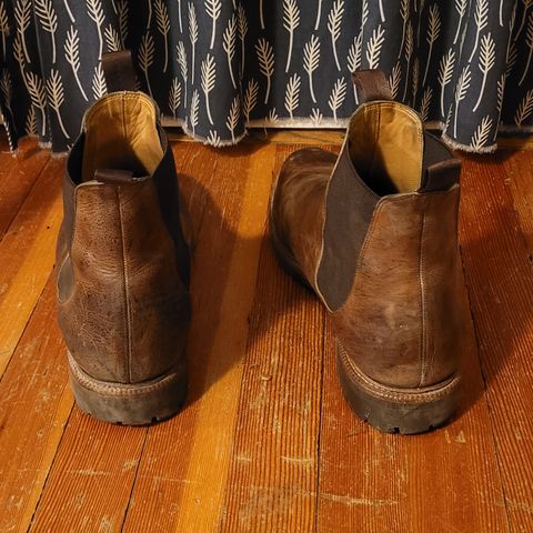 Meermin Chelsea Boot in C.F. Stead Gaucho Waxy Kudu