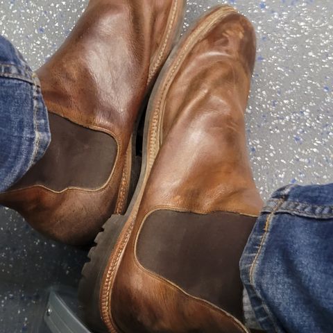 Meermin Chelsea Boot in C.F. Stead Gaucho Waxy Kudu