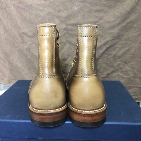 Oak Street Bootmakers Trench Boot in Horween Natural Chromexcel