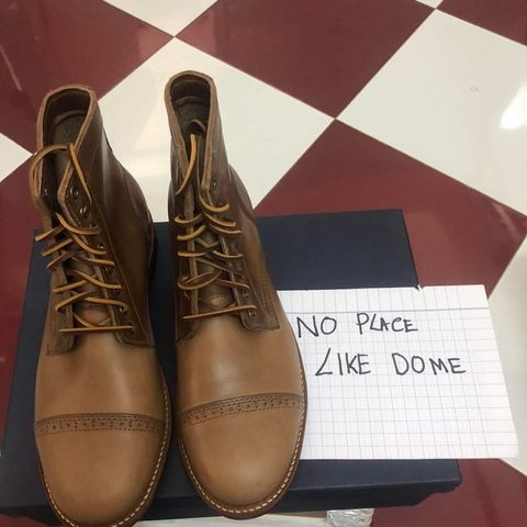 Oak Street Bootmakers Trench Boot in Horween Natural Chromexcel