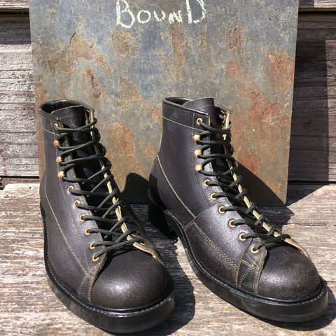 View photo of Sagara Cordmaster in Badalassi Carlo Oliva Minerva Overdyed Black