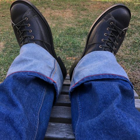 View photo of Sagara Cordmaster in Badalassi Carlo Oliva Minerva Overdyed Black