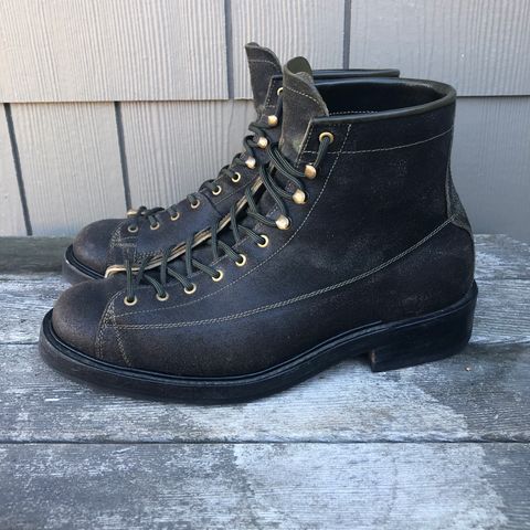 View photo of Sagara Cordmaster in Badalassi Carlo Oliva Minerva Overdyed Black