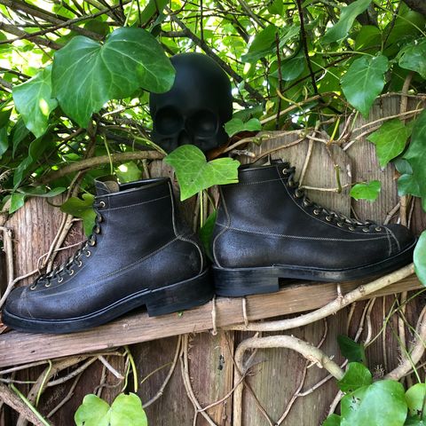 View photo of Sagara Cordmaster in Badalassi Carlo Oliva Minerva Overdyed Black