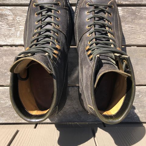 View photo of Sagara Cordmaster in Badalassi Carlo Oliva Minerva Overdyed Black