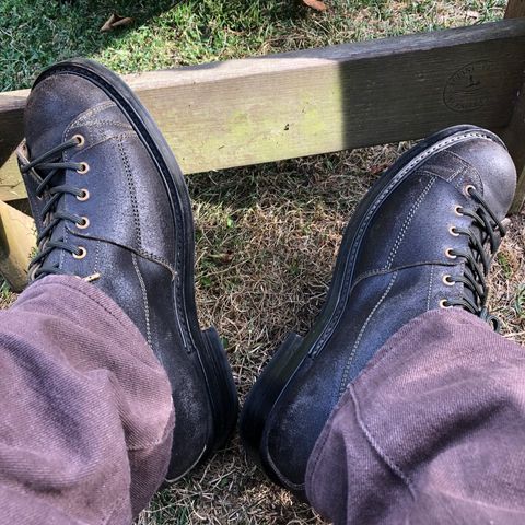 View photo of Sagara Cordmaster in Badalassi Carlo Oliva Minerva Overdyed Black