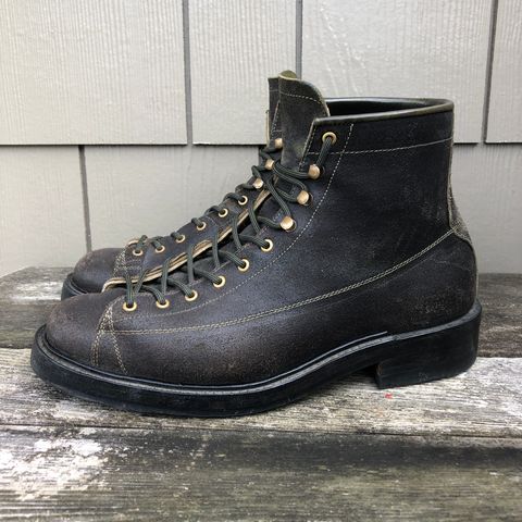 View photo of Sagara Cordmaster in Badalassi Carlo Oliva Minerva Overdyed Black