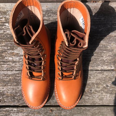 View photo of Nicks DomePro in Wickett & Craig Tan English Bridle