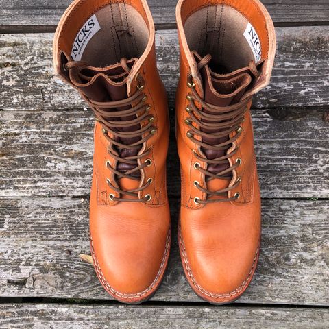 View photo of Nicks DomePro in Wickett & Craig Tan English Bridle