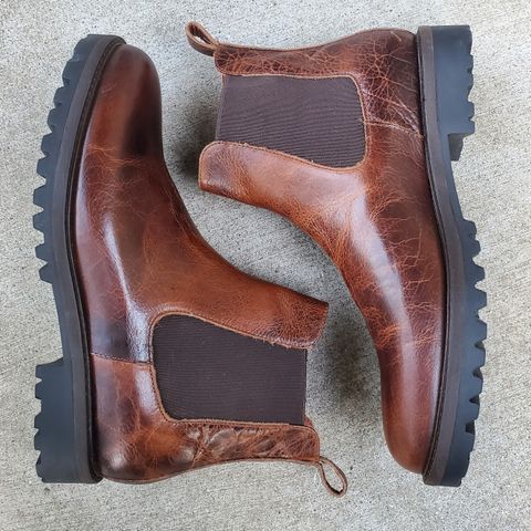 View photo of Portland Leather Chelsea Boot in Highland Brown