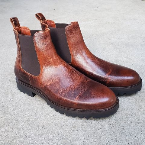 View photo of Portland Leather Chelsea Boot in Highland Brown