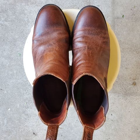 View photo of Portland Leather Chelsea Boot in Highland Brown