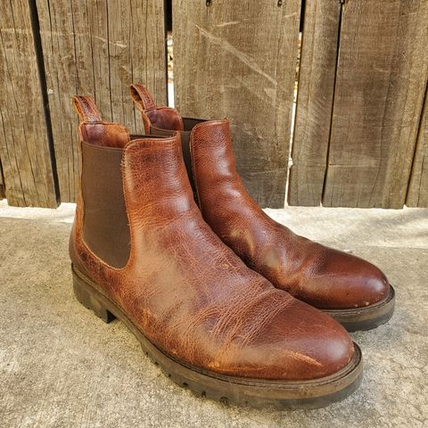 View photo of Portland Leather Chelsea Boot in Highland Brown