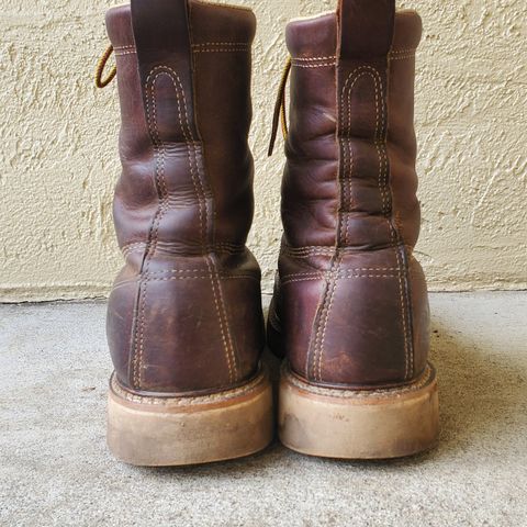 View photo of Thorogood American Heritage 8" Moc Toe in Seidel Trail Crazy Horse