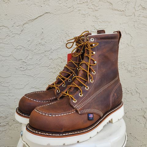 Thorogood American Heritage 8" Moc Toe in Seidel Trail Crazy Horse