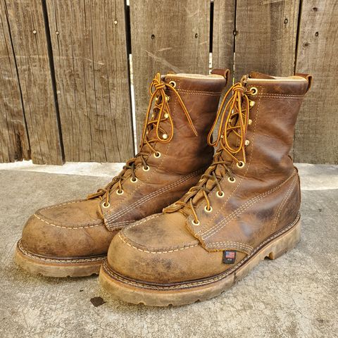 Thorogood American Heritage 8" Moc Toe in Seidel Trail Crazy Horse