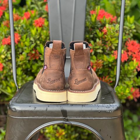 Danner Bull Run Chelsea in Brown Full Grain