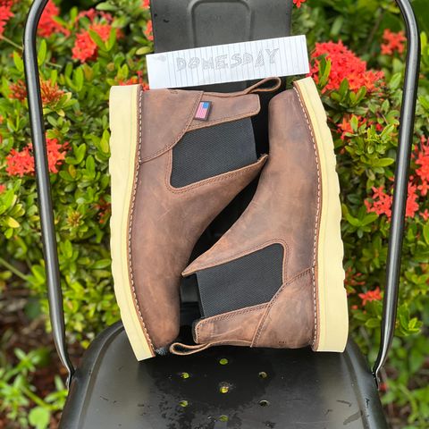 Danner Bull Run Chelsea in Brown Full Grain